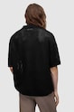 AllSaints polo bawełniane CORBI SS POLO MK088Y czarny