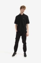 Neil Barett cotton polo shirt Music Bolt Polo black