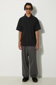 adidas Originals cotton polo shirt Essentials HR8677 black SS24