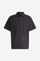 adidas Originals polo bawełniane Essentials czarny HR8677