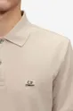 beige C.P. Company polo shirt