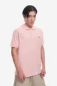 růžová Bavlněné polo tričko Lacoste Polo L1212 KF9 Pánský