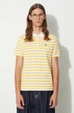 Lacoste cotton polo shirt cotton yellow PF0621.RZC