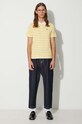 Lacoste cotton polo shirt PF0621.RZC yellow SS23