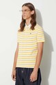 Lacoste cotton polo shirt yellow PF0621.RZC