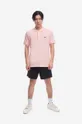 ροζ Βαμβακερό μπλουζάκι πόλο Lacoste Ανδρικά
