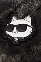 Doplnky Kožené rukavice bez prstov Karl Lagerfeld 230W3601 čierna