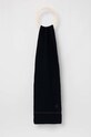 Šal s primesjo volne Tommy Hilfiger Pletenina mornarsko modra AW0AW14161.PPYX