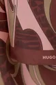 Μεταξωτό φουλάρι HUGO ροζ