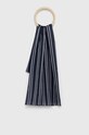 Lauren Ralph Lauren szal bawełniany wzorzyste granatowy 454906309