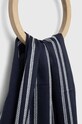 Lauren Ralph Lauren szal bawełniany 454906309 granatowy SS23