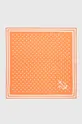 Hodvábna šatka Lauren Ralph Lauren oranžová