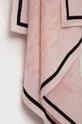 Βαμβακερό κασκόλ Tommy Jeans ροζ