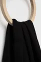 Trussardi gyapjúkeverék pulóver fekete
