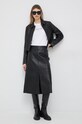 Кожена пола Calvin Klein K20K205361.PPYX черен SS23