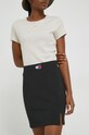 Krilo Tommy Jeans Z elastanom črna DW0DW14972.PPYX