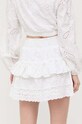 Одяг Бавовняна спідниця Guess W3GD86.WFCL0 білий