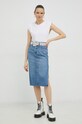 Levi's fustă din denim A4711.0000 albastru SS23
