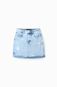 Desigual spódnica jeansowa 23SWFD08 niebieski