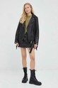 Levi's fustă din denim A4694.0000 negru SS23