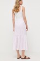 Max Mara Leisure fusta din bumbac 2331010136600 alb SS23