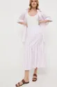 biela Bavlnená sukňa Max Mara Leisure