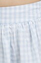 Suknja s dodatkom lana United Colors of Benetton plava 4YCND001L.913