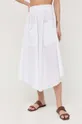 Βαμβακερή φούστα MAX&Co. λευκό