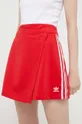 red adidas Originals skirt