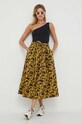 Φούστα United Colors of Benetton 40LGD0035.89U κίτρινο SS23
