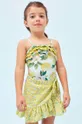 zlatna Dječje pamučna haljina Mayoral Za djevojčice
