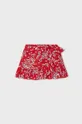 czerwony Mayoral spódnica bawełniana dziecięca Dziewczęcy