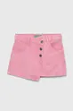 ροζ Παιδική τζιν φούστα United Colors of Benetton Για κορίτσια