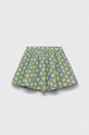 United Colors of Benetton fusta din bumbac pentru copii cu modele albastru 4INNG000C.P.SEASONAL