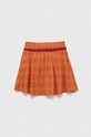 Dievčenská sukňa Sisley 4ZBVY0009.G.SEASONAL oranžová SS23