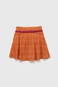 Dievčenská sukňa Sisley oranžová