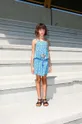 niebieski Sisley spódnica dziecięca Dziewczęcy