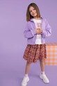 Dievčenská sukňa Coccodrillo viskóza viacfarebná WC3124201RPJ