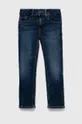 granatowy Calvin Klein Jeans jeansy dziecięce Chłopięcy