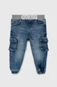niebieski Guess jeansy dziecięce Chłopięcy