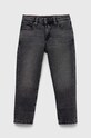 Tommy Hilfiger jeansy dziecięce z regulacją czarny KB0KB08088.PPYX