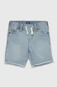 блакитний Дитячі джинсові шорти GAP Для хлопчиків