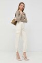 Guess pantaloni W2GA20.WDX72 bej SS23