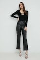 Παντελόνι Guess W3RA0M.WF8P0 μαύρο AW23