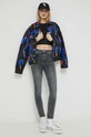 Karl Lagerfeld Jeans jeansy 231J1110 szary SS23