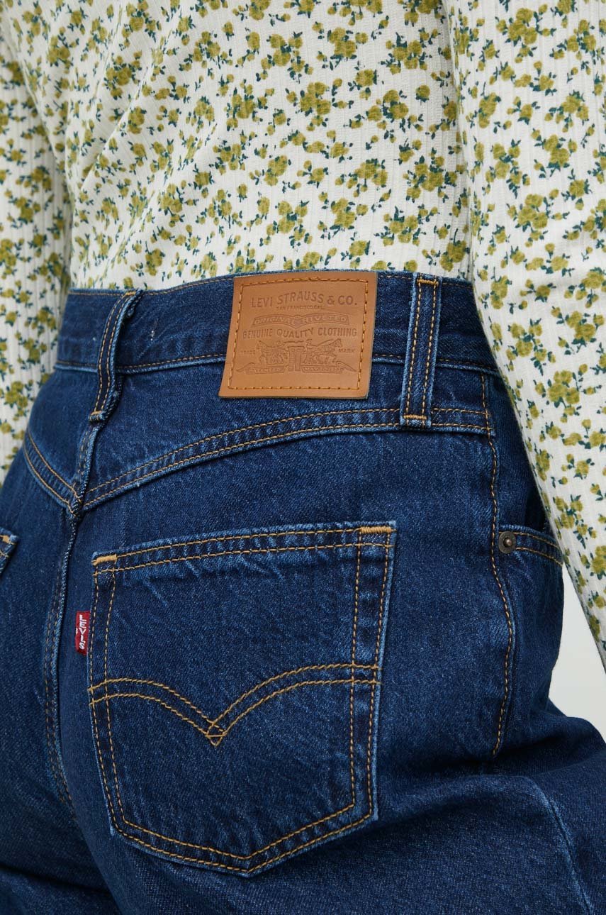 bleumarin Levi's jeansi 80s Mom Jean