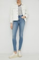 Levi's jeansy 721 HIGH RISE SKINNY Planet friendly niebieski 18882.0601