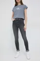 gri deschis Calvin Klein Jeans jeansi De femei