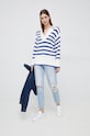 Calvin Klein Jeans jeansy Mom Jean Ankle J20J220610.PPYX niebieski SS23
