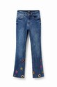 Desigual jeansy 23SWDD68 granatowy